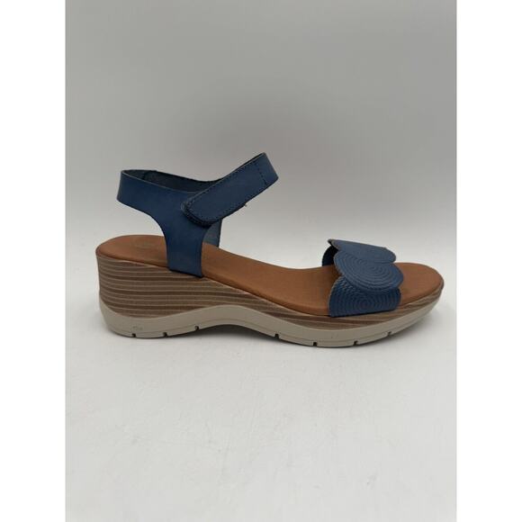 NEW Eric Michael HONEY Women's Dress Sandal Blue EU Size 40 Medium NIB - Picture 4 of 11